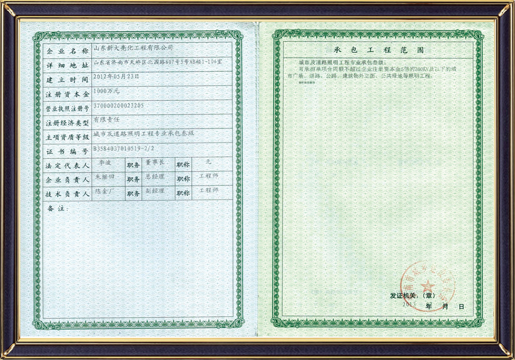 Safety Production License